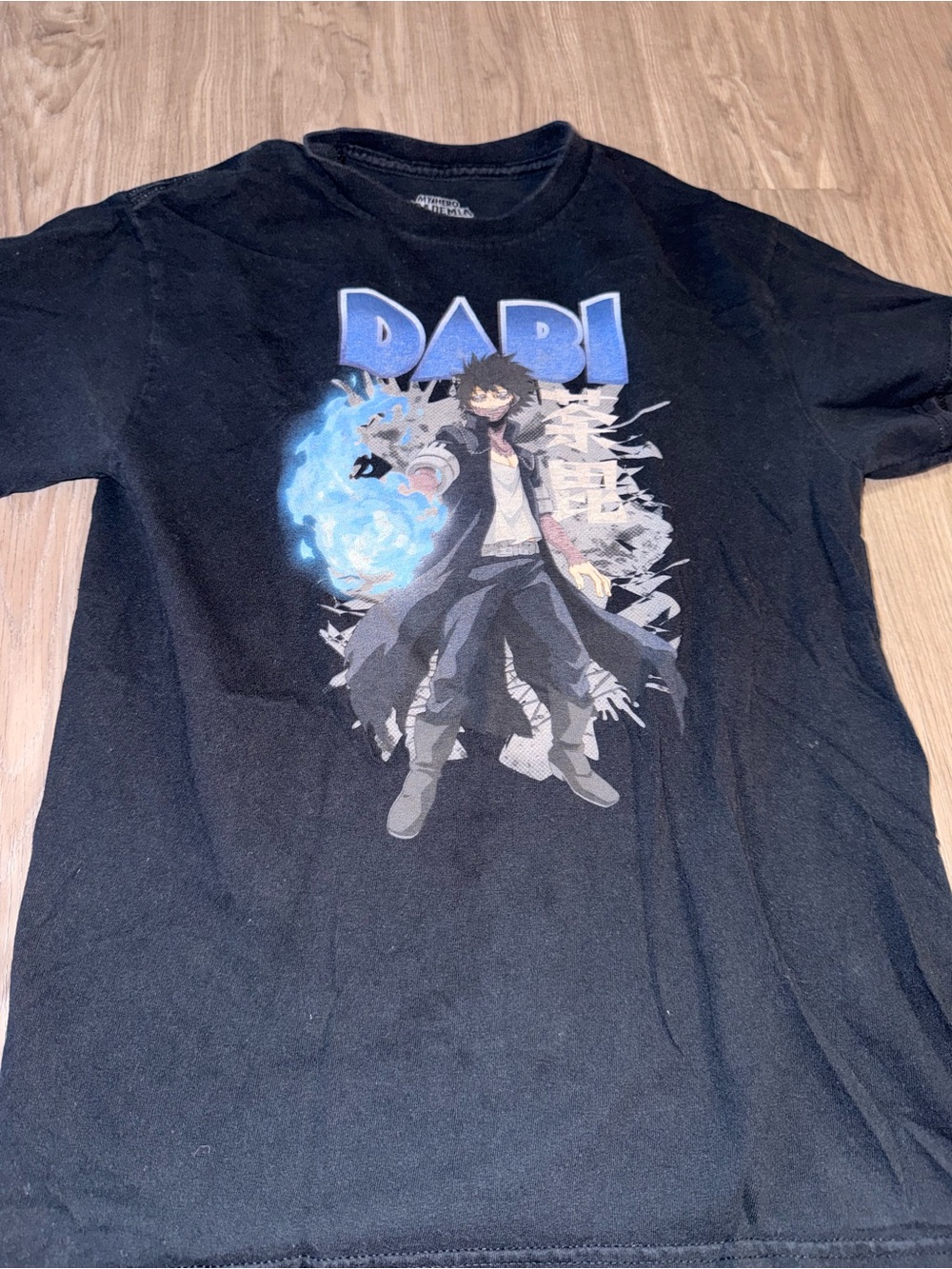 Dabi Black Graphic Short Sleeve Tee